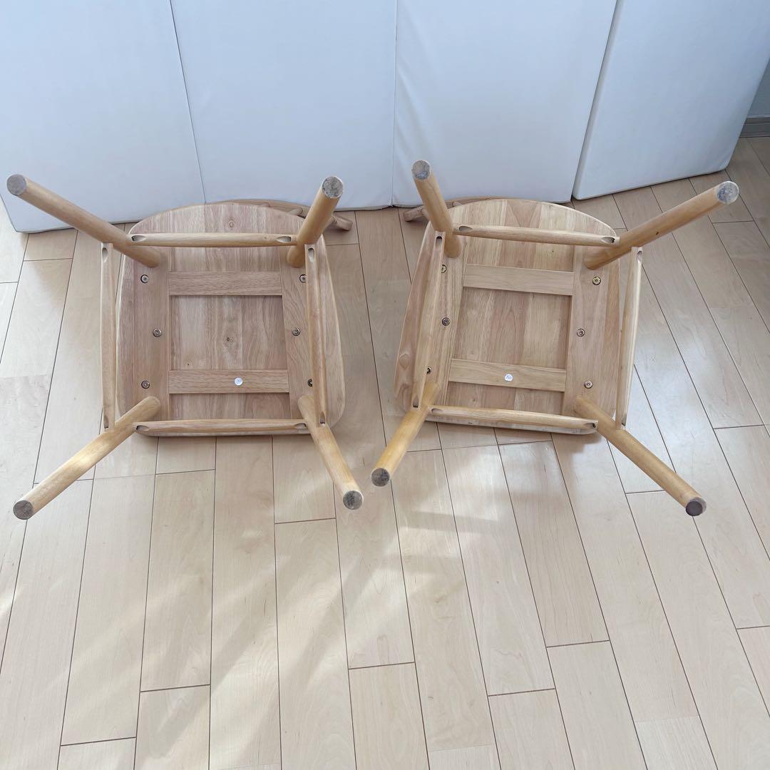 ダイニングチェア　天然木　ウィンザーチェア　ハイバック　貫構造　北欧