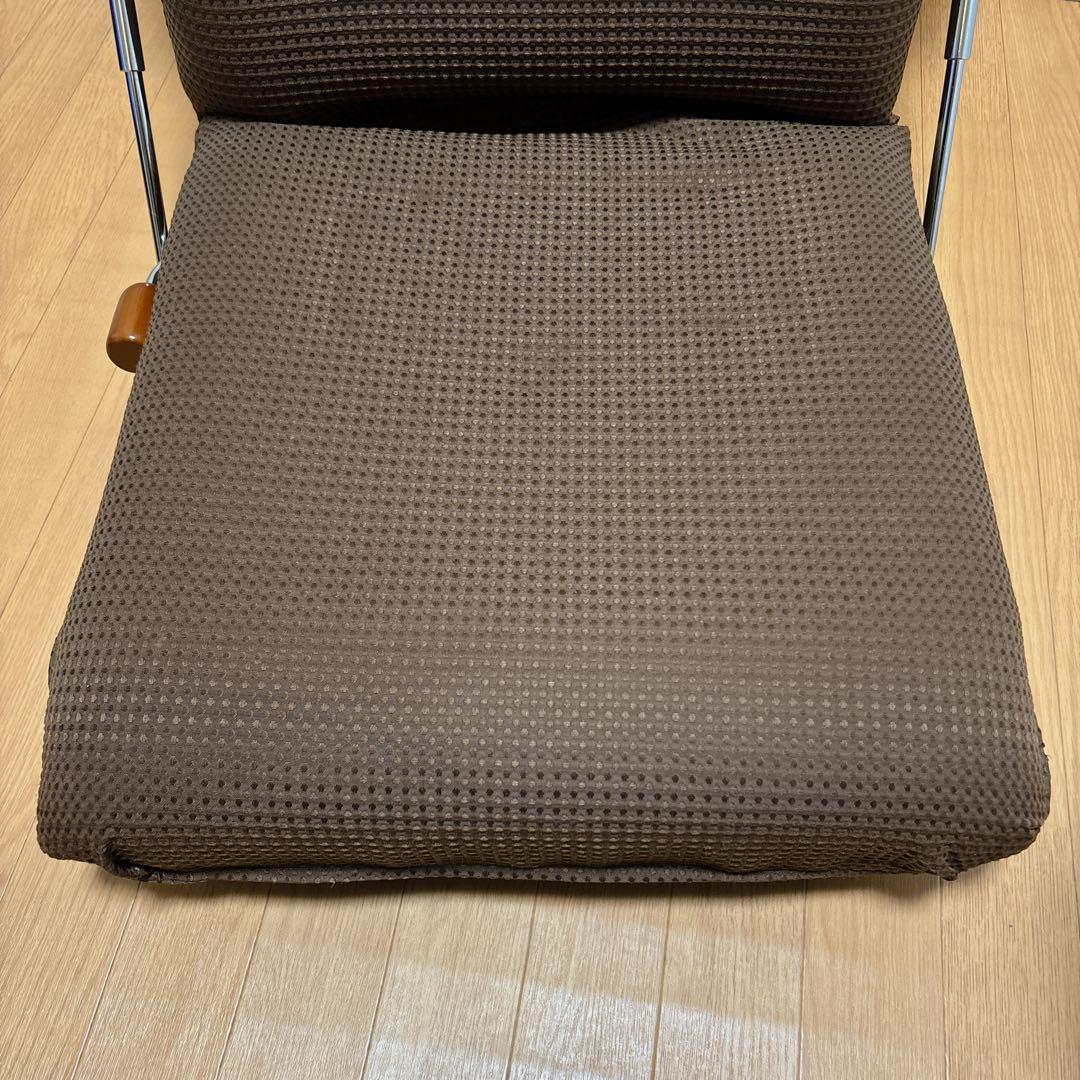 宮武製作所 ポンプ式回転座椅子 UGUISU ブラウン 肘掛け リクライニング