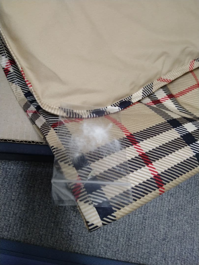 新品　BURBERRY チェック柄ダウンブランケット