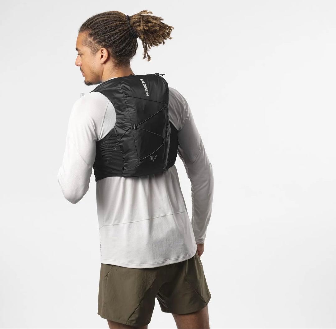 SALOMON ACTIVE SKIN 8ランニングベスト（フラスク付）