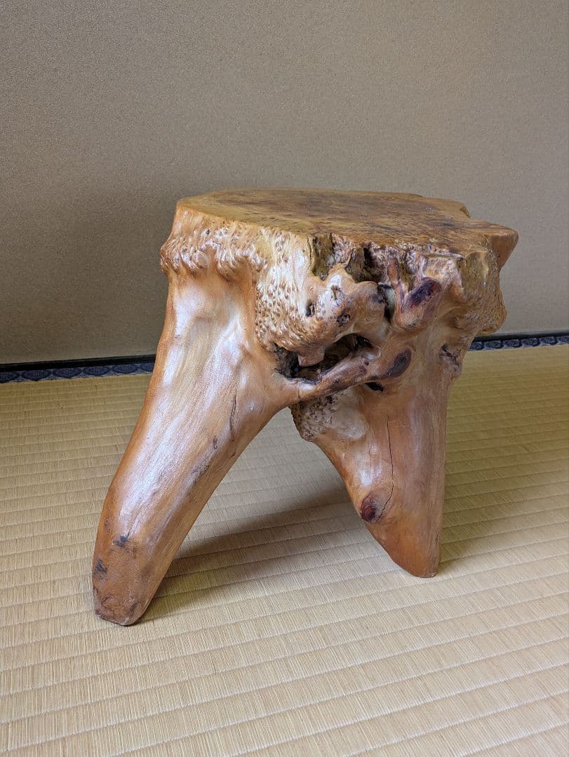 古木　インテリア　切り株　飾り台　花台　盆栽台　天然木