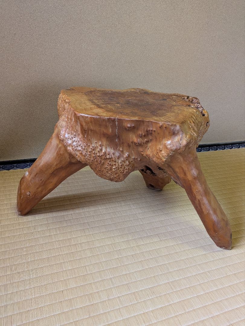 古木　インテリア　切り株　飾り台　花台　盆栽台　天然木
