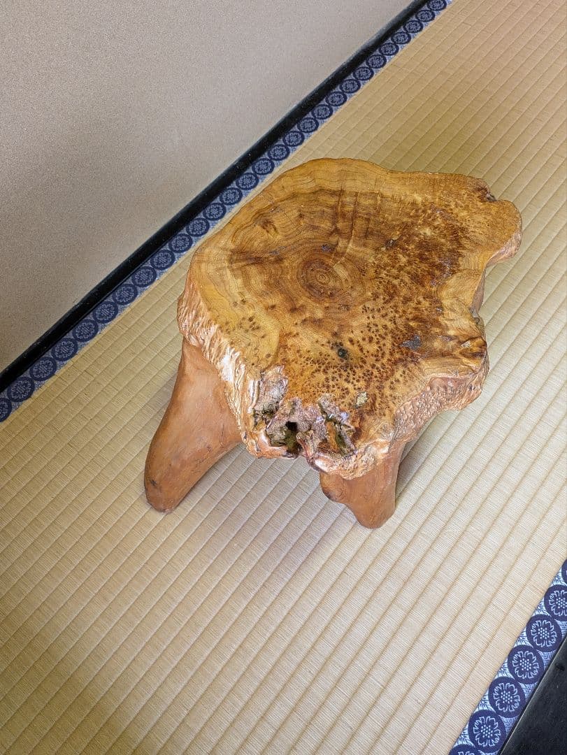 古木　インテリア　切り株　飾り台　花台　盆栽台　天然木