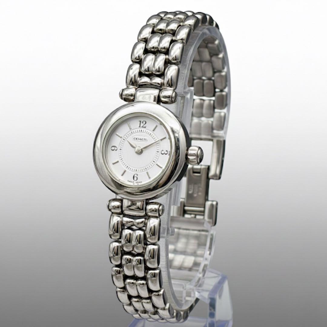 稼働 COACH コーチ レディース 腕時計 ラウンド クォーツ 90