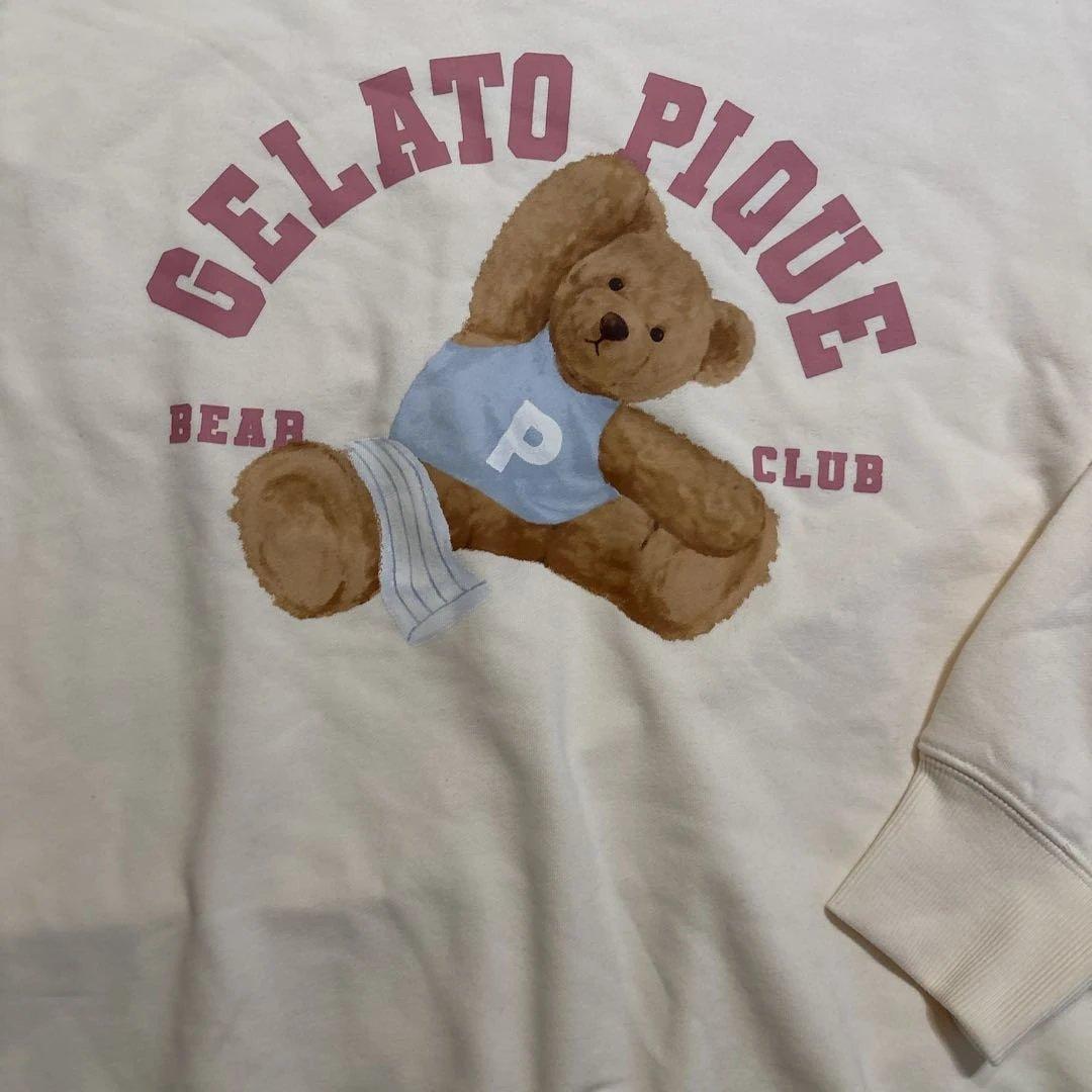 【完売品】GELATOPIQUE スポーティーベア裏毛プルオーバー