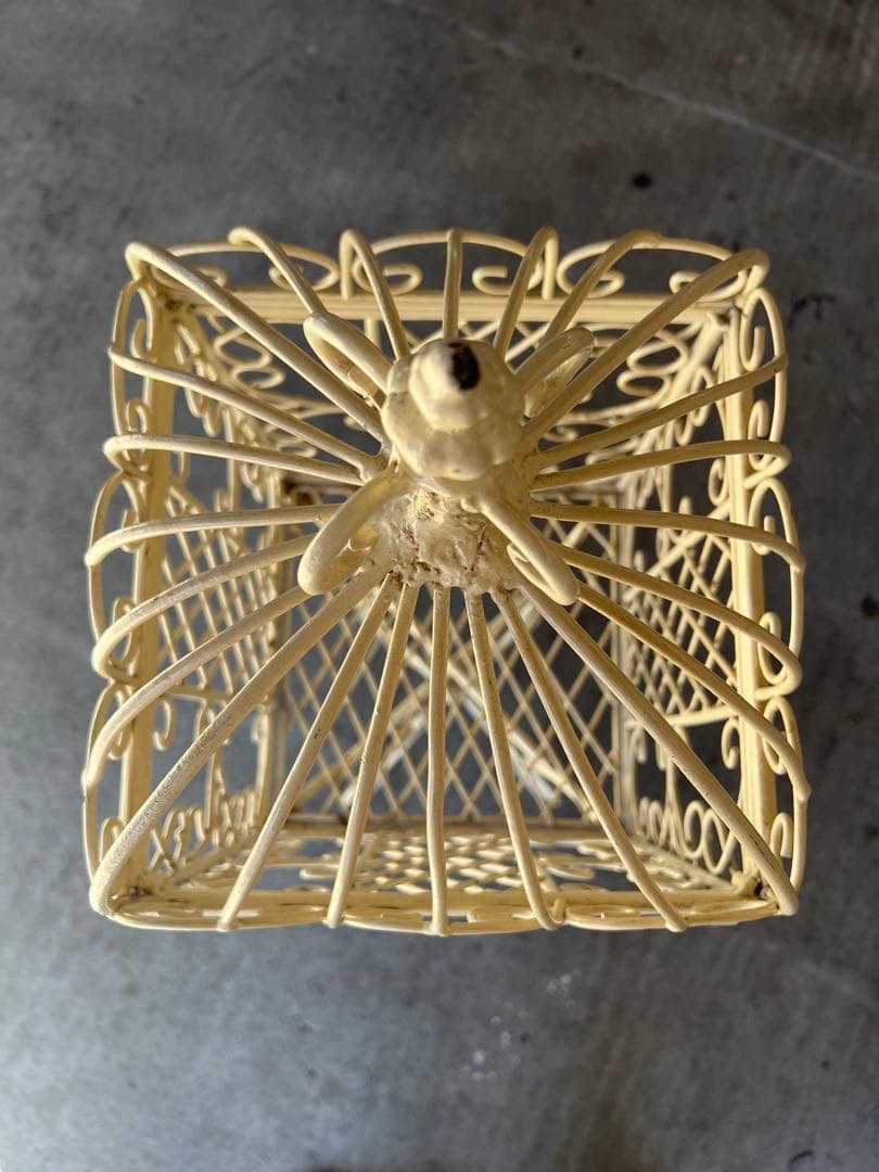 ま*こ様 アンティークショップ購入　ガーデニング スタンド 鳥かご インテリア