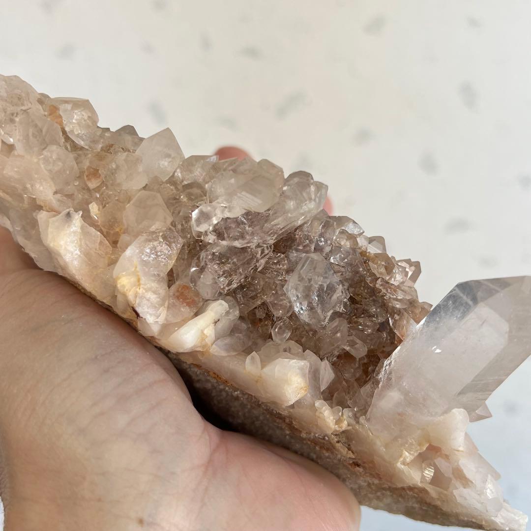 迫力あり　ヒマラヤ水晶　マニカラン産クラスター　天然　　3
