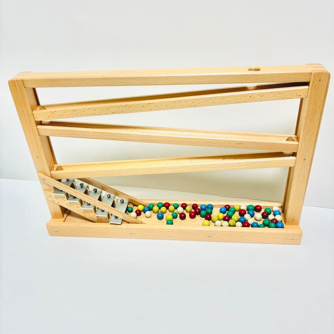 【未使用】Beck木製クーゲルバーン〈グロッケンシュピール付〉　シロフォンの塔