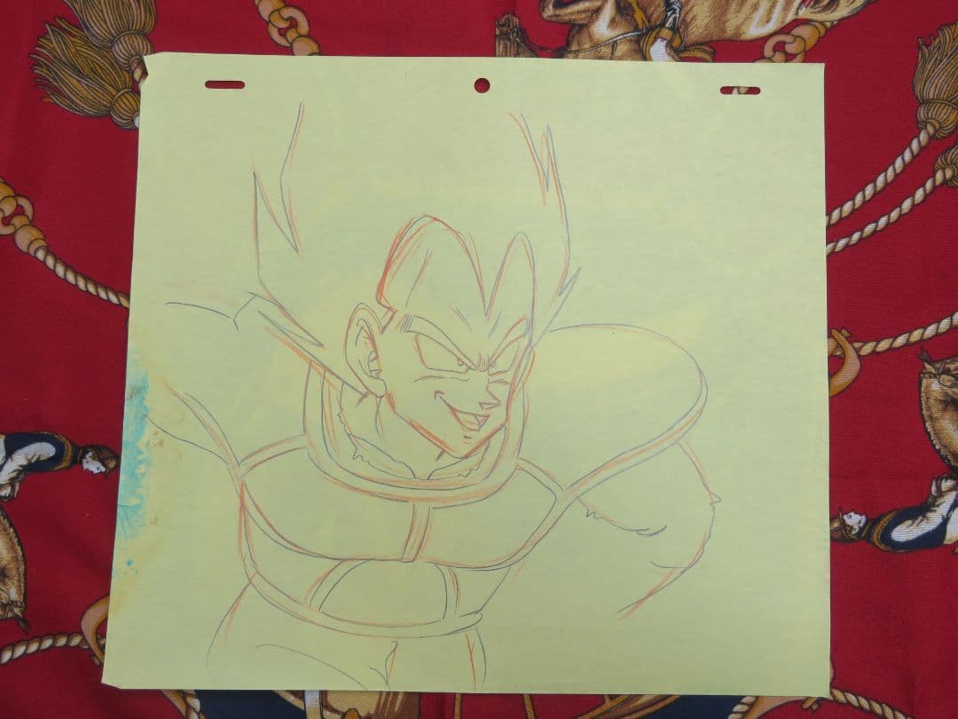 メ*ロ様 ドラゴンボール セル画 原画 ベジータ クリリン 悟飯 当時物