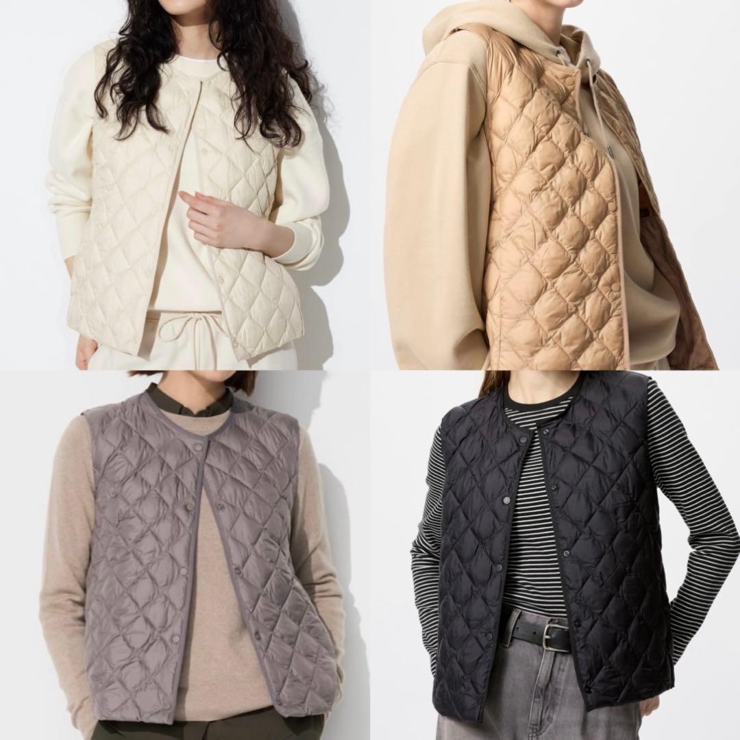 新品　UNIQLOユニクロ　パフテックキルティングベスト　ウォームパディッド　Ｓ