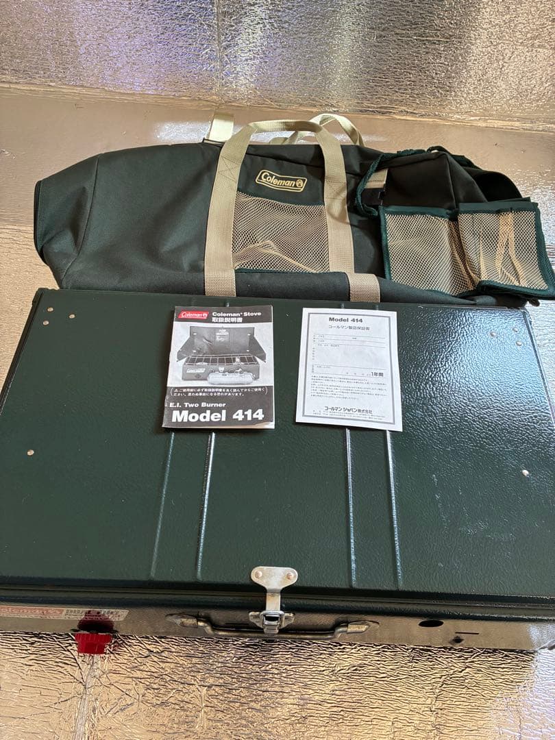 コールマン ツーバーナー パワーハウス 414 USモデル 点火装置付き+2点