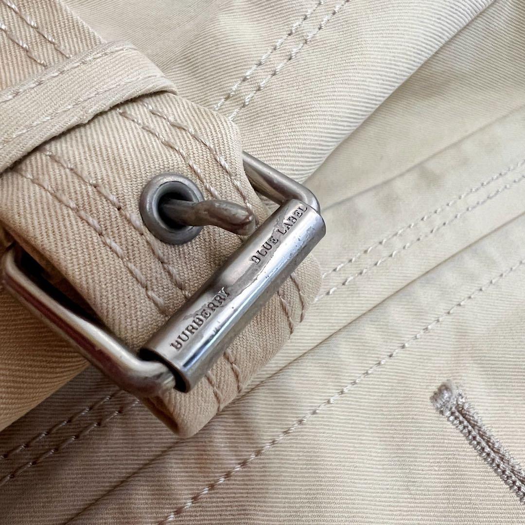 バーバリーブルーレーベル トレンチコート ライナー ノバチェック ベージュ　36