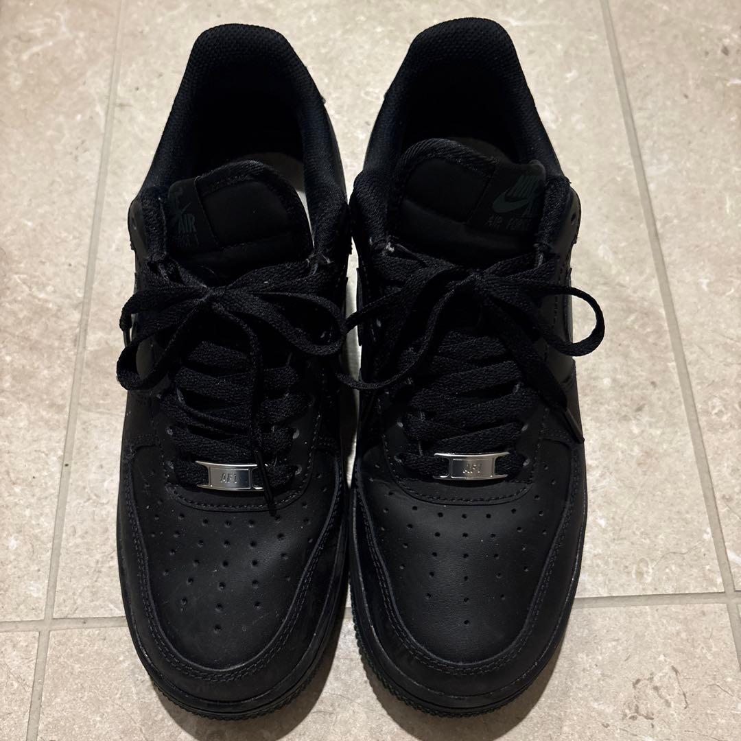 美品★ NIKE AIR FORCE 1 ブラック　モス