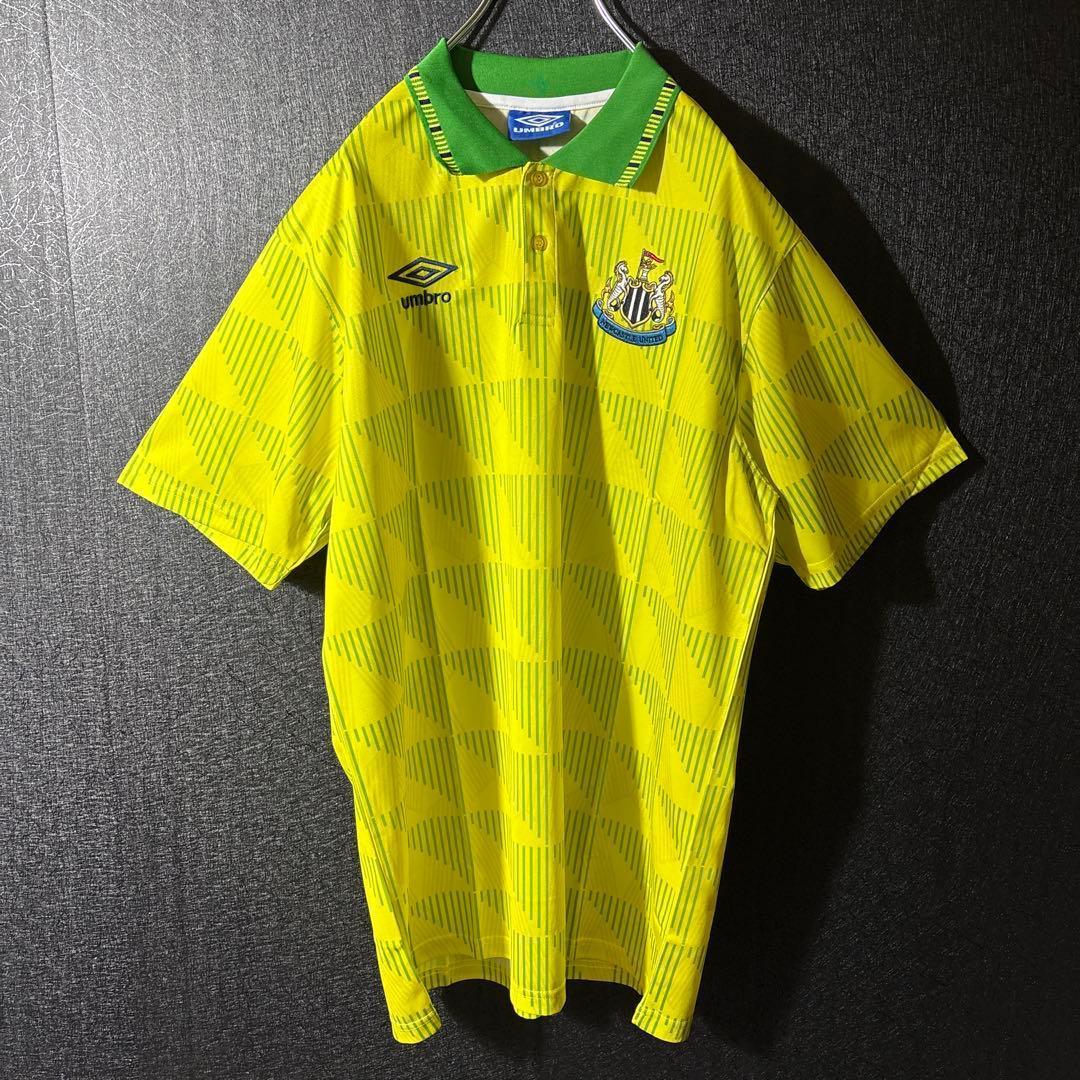 【★ニューカッスル】 umbro 古着 サッカー ユニフォーム 90年 XL