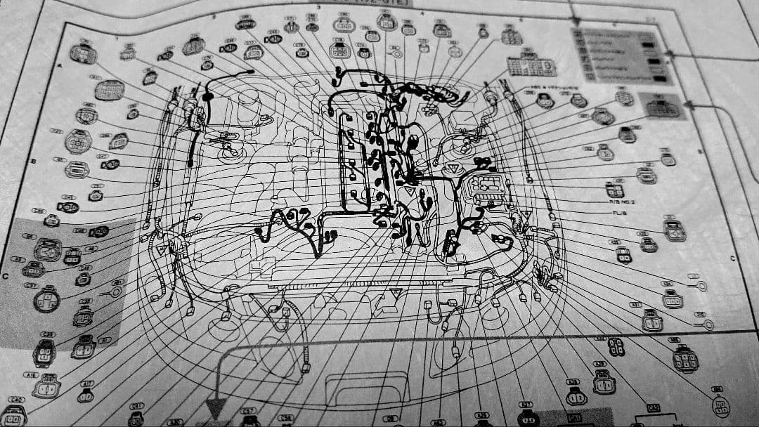 JZX90 マークII チェイサー クレスタ 配線図