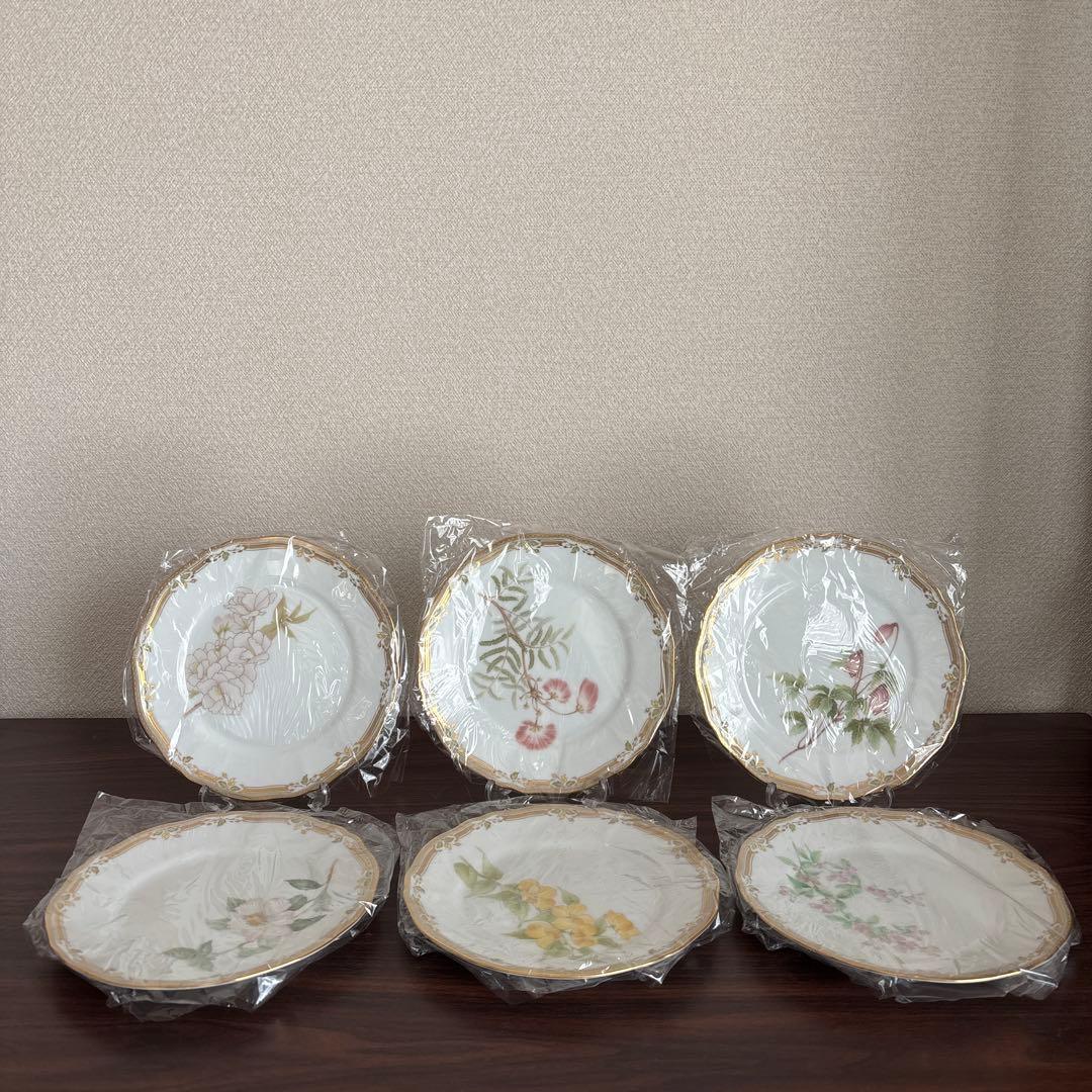 ノリタケ GALA CONTESSA ガラコンテッサ 18cm プレート 6枚