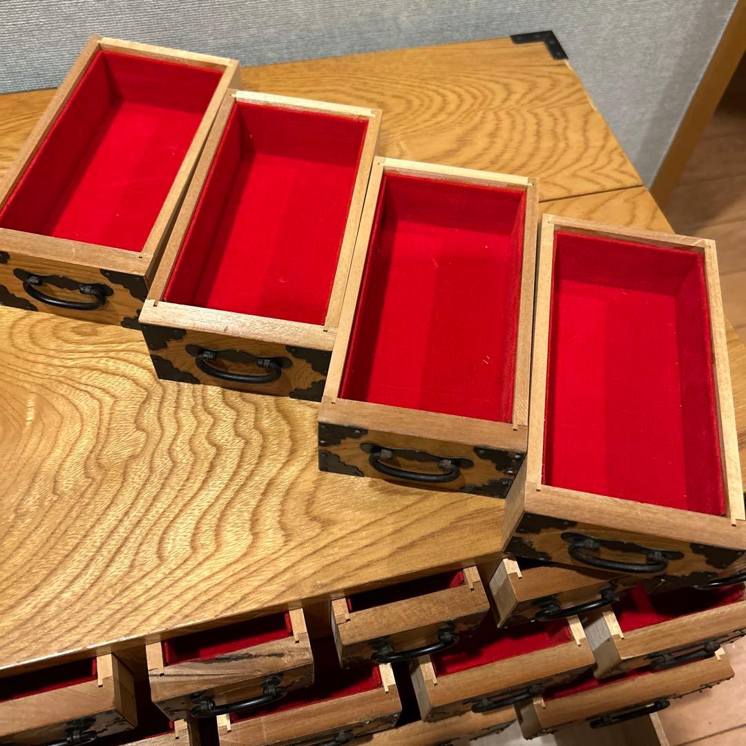 薬箱　木製　アンティーク家具　小物入れ　アクセサリー入れ