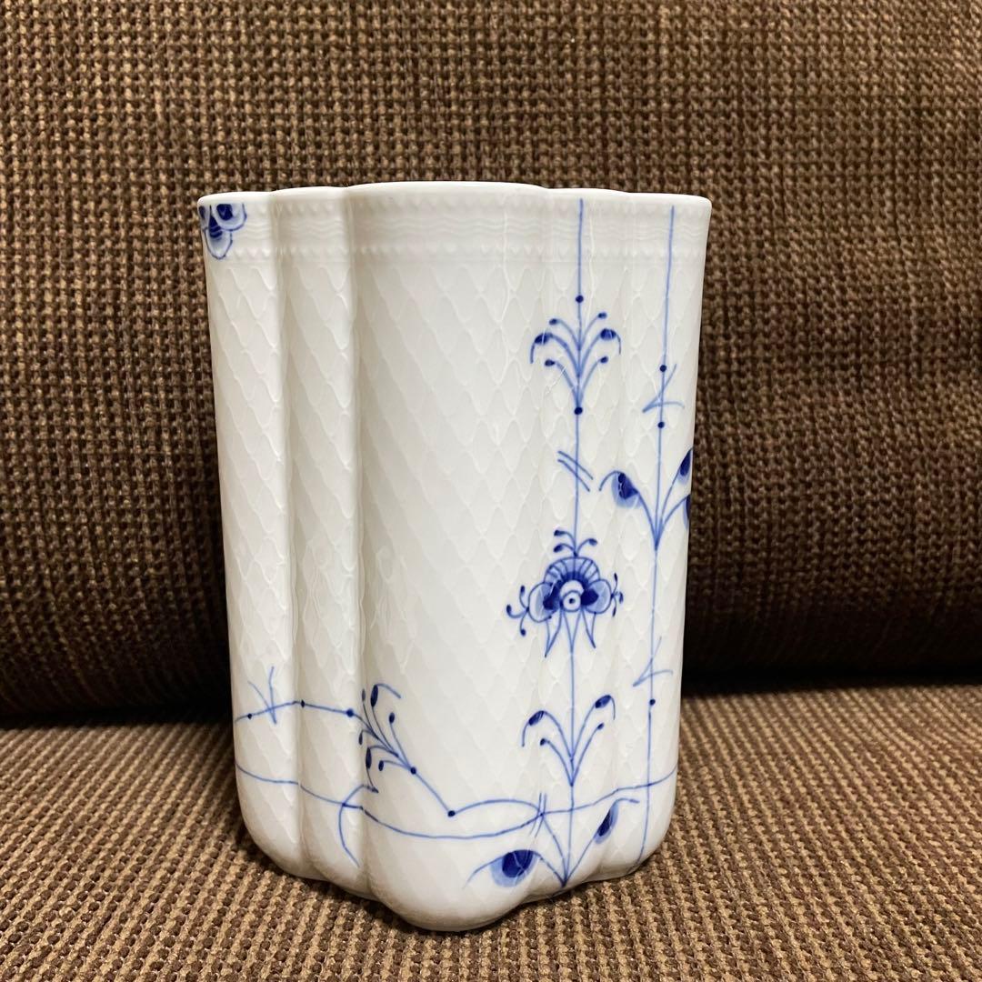 ロイヤルコペンハーゲン ブルーパルメッテ フラワーベース（花瓶）