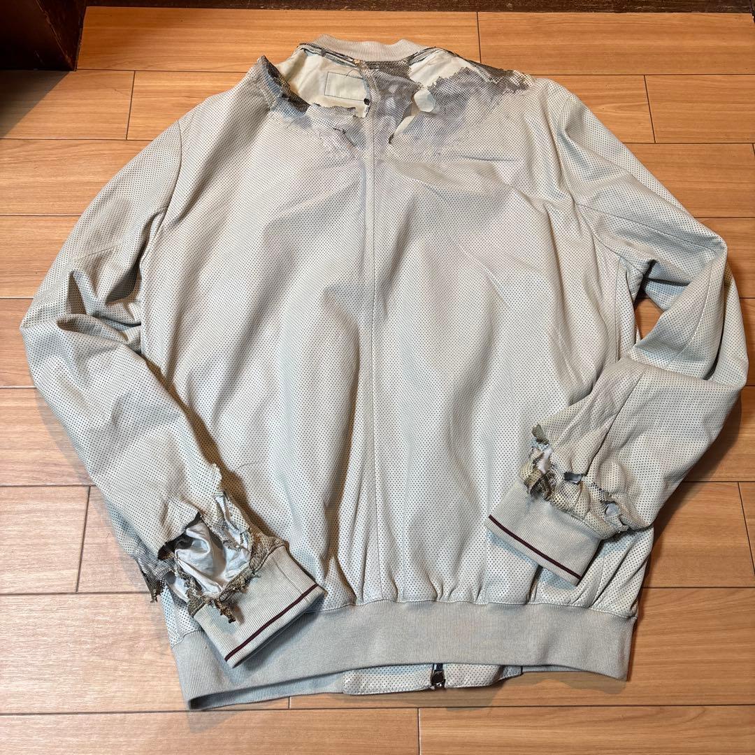 フェード加工古着GUCCI レザー ボロジャケット イタリア