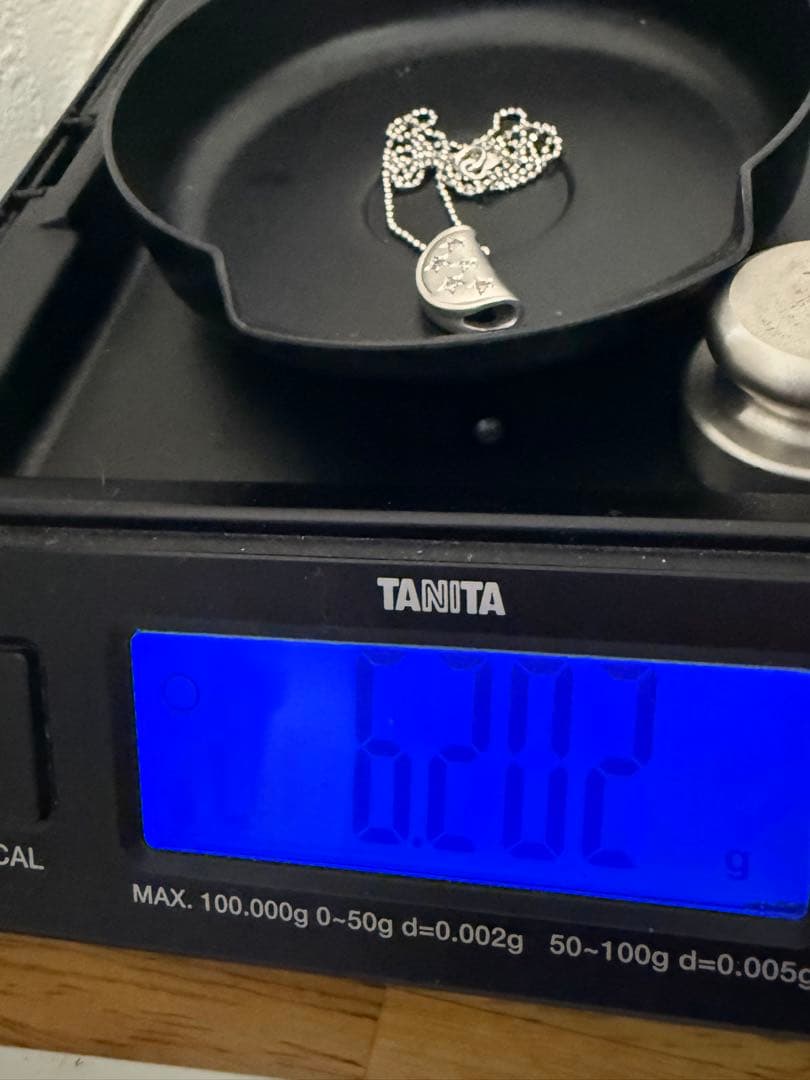 売り切り特価❣️k18WGピンクダイアモンド入りペンダントネックレス