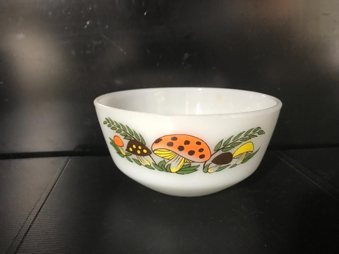 ファイヤーキング　キノコ柄　ミキシングボウル　LL,L,M,Sフルセット（美品）