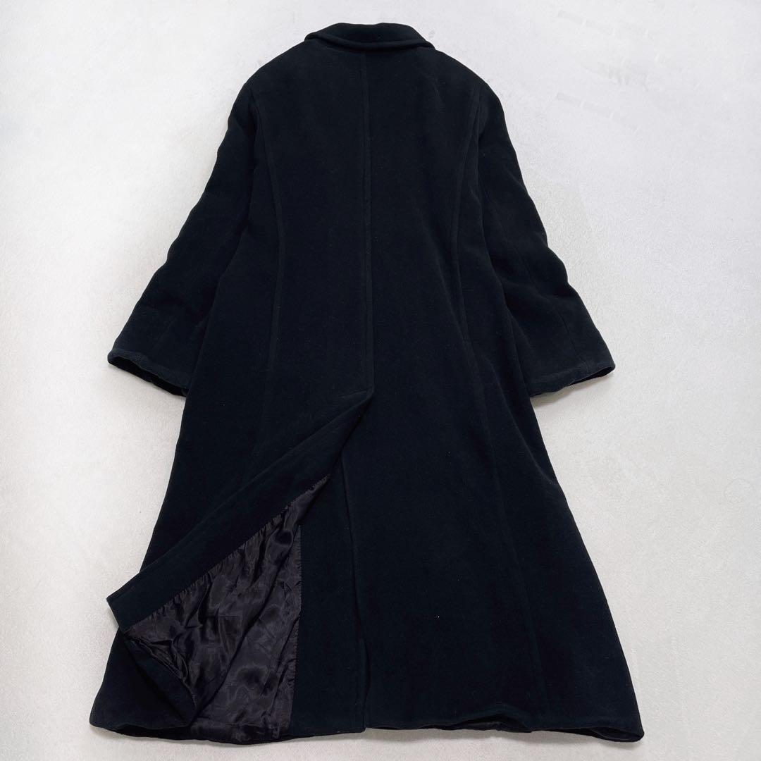 マックスマーラ 46 3L アンゴラ ロングチェスターコート 着丈112cm