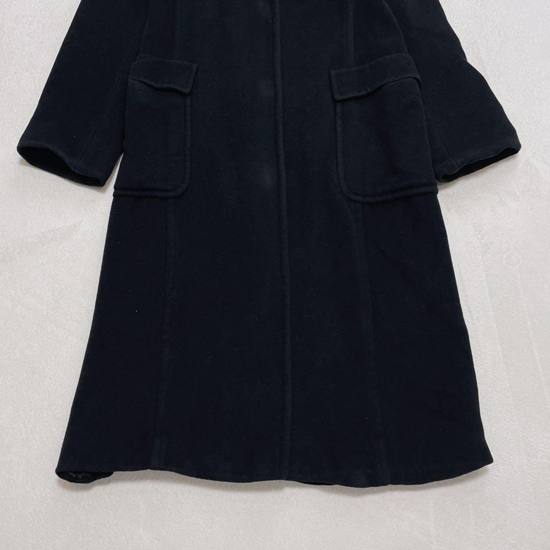 マックスマーラ 46 3L アンゴラ ロングチェスターコート 着丈112cm