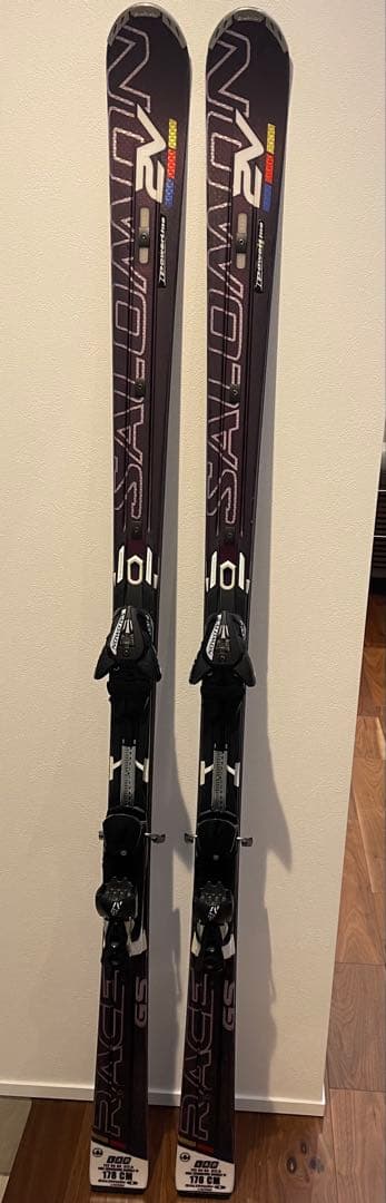 SALOMON スキー板 2V RACE GS LAB 178cm ビンディング