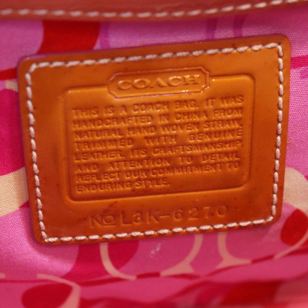 バッグ COACH SOHO basket tote bag pink