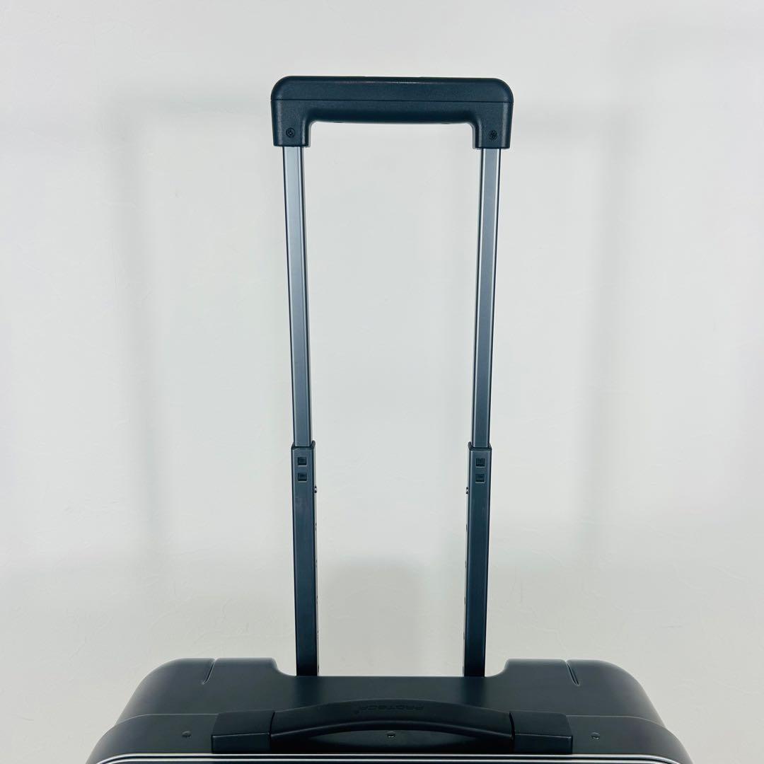 美品✨エース　プロテカ　スーツケース チェッカーフレーム 54L ガンメタリック