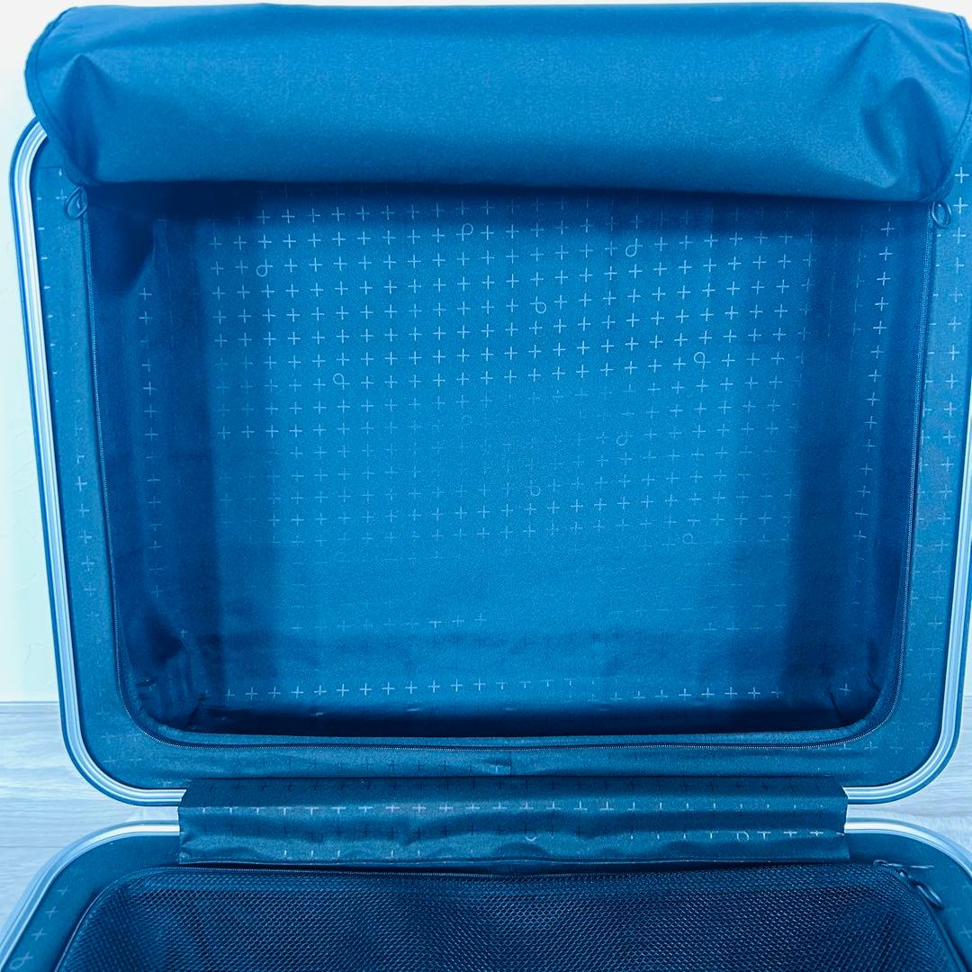 美品✨エース　プロテカ　スーツケース チェッカーフレーム 54L ガンメタリック