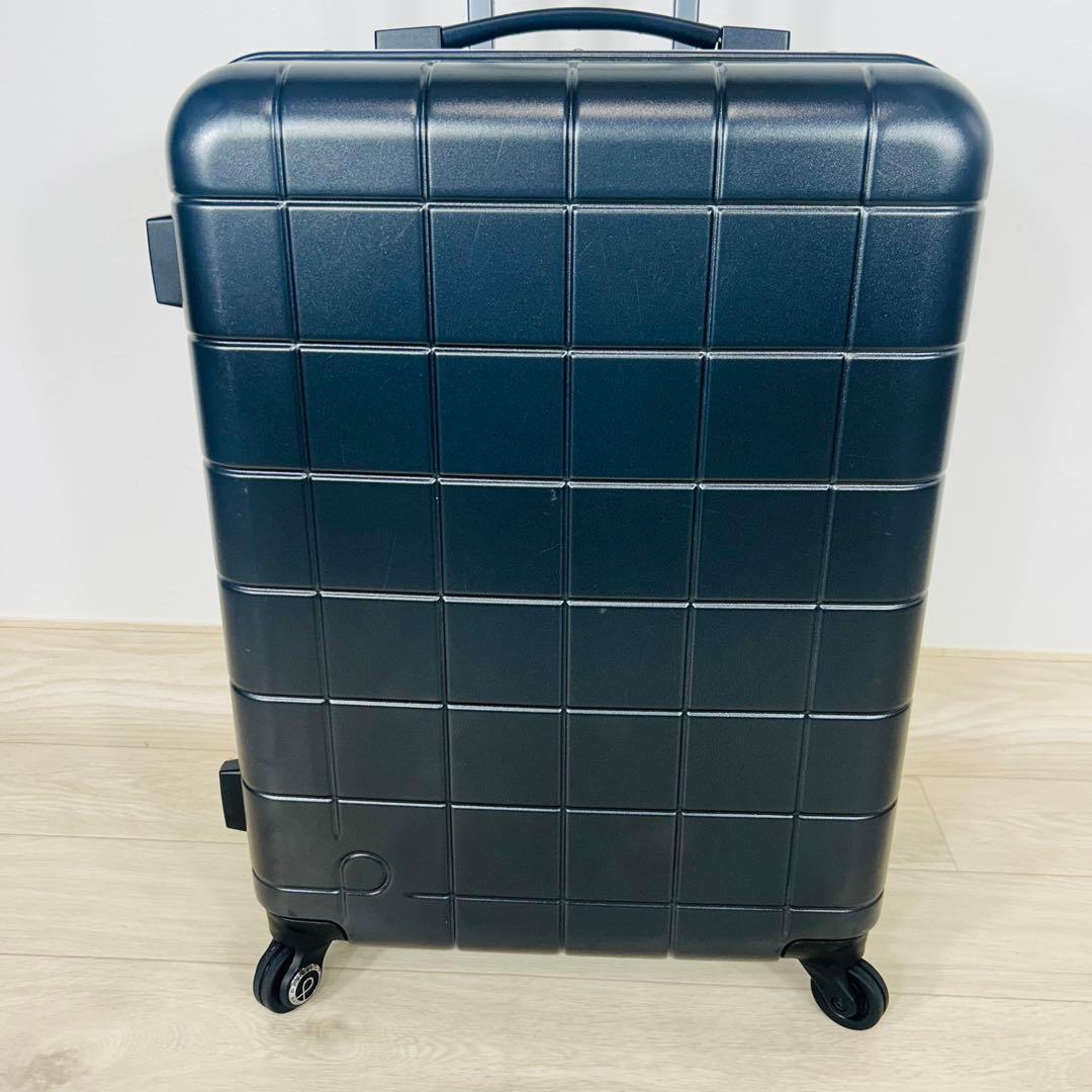美品✨エース　プロテカ　スーツケース チェッカーフレーム 54L ガンメタリック