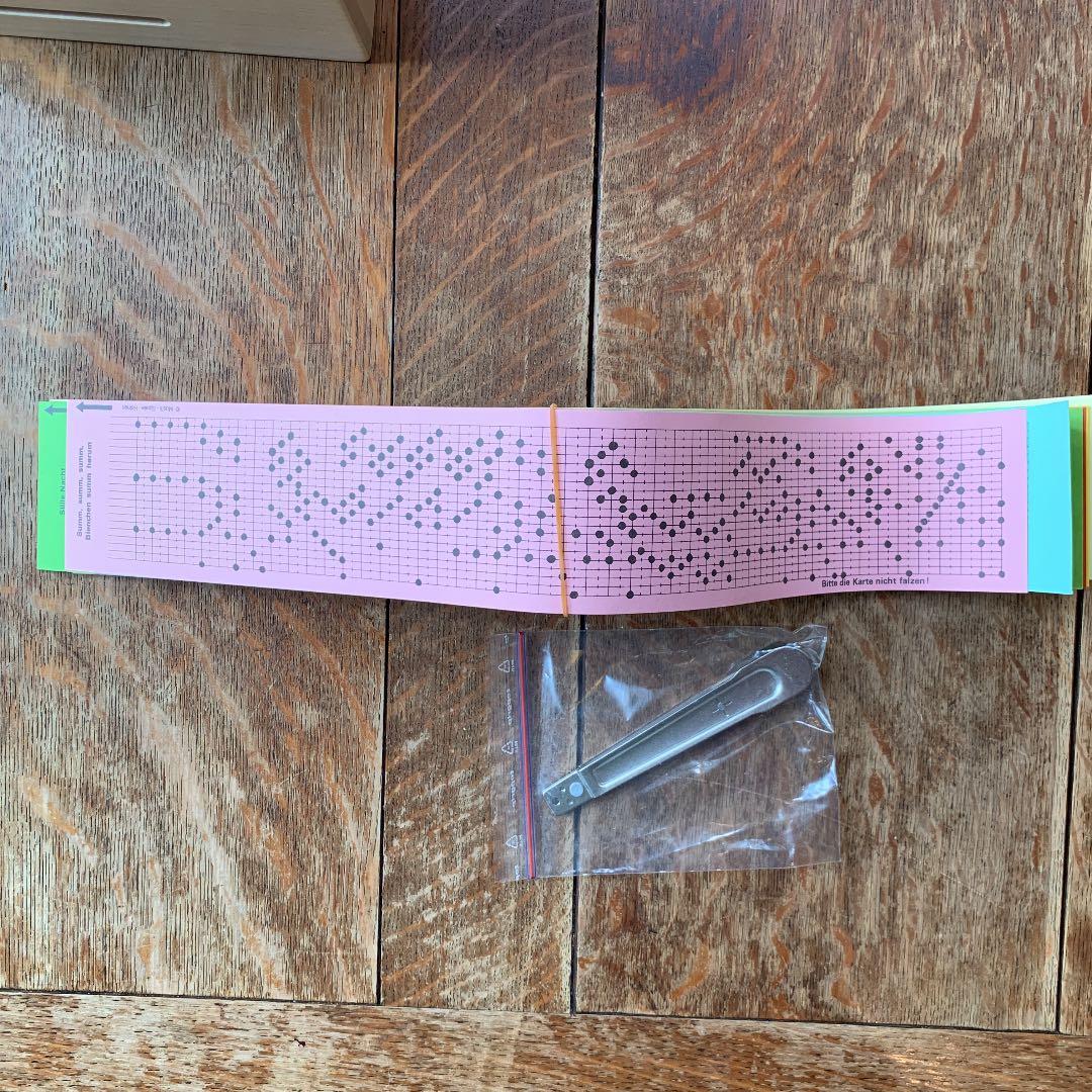 アトリエニキティキ　ミュージックボックス｛手回しオルゴール）　白木　新品未使用