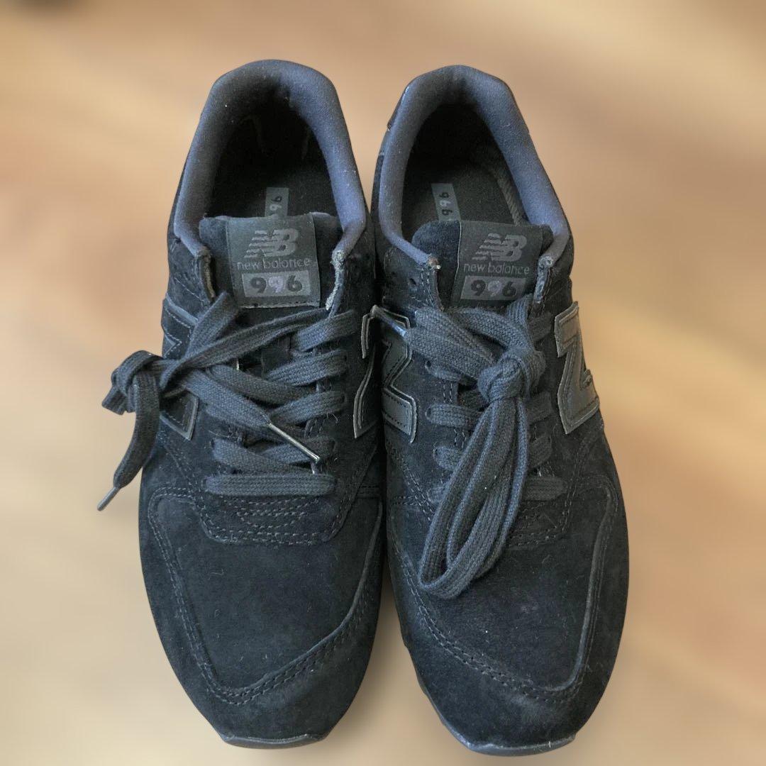 ニューバランス　オールブラック996 24.5センチ　美品
