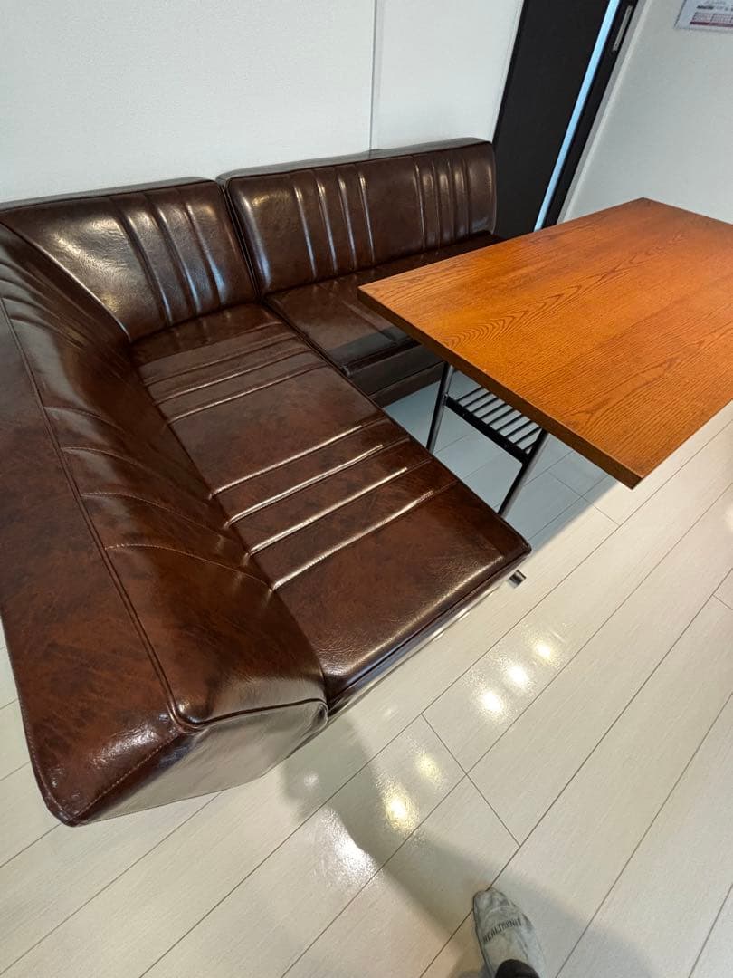 ニコアンドクラシックダイナーシリーズ　ダイニングテーブルソファセット総額20万超