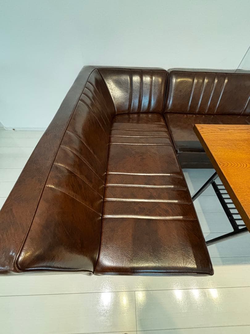 ニコアンドクラシックダイナーシリーズ　ダイニングテーブルソファセット総額20万超