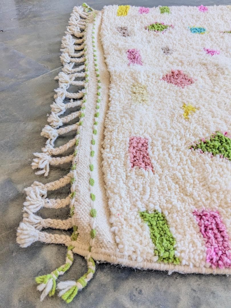 新品未使用品モロッコラグ-アジラルラグ-No5 118×157