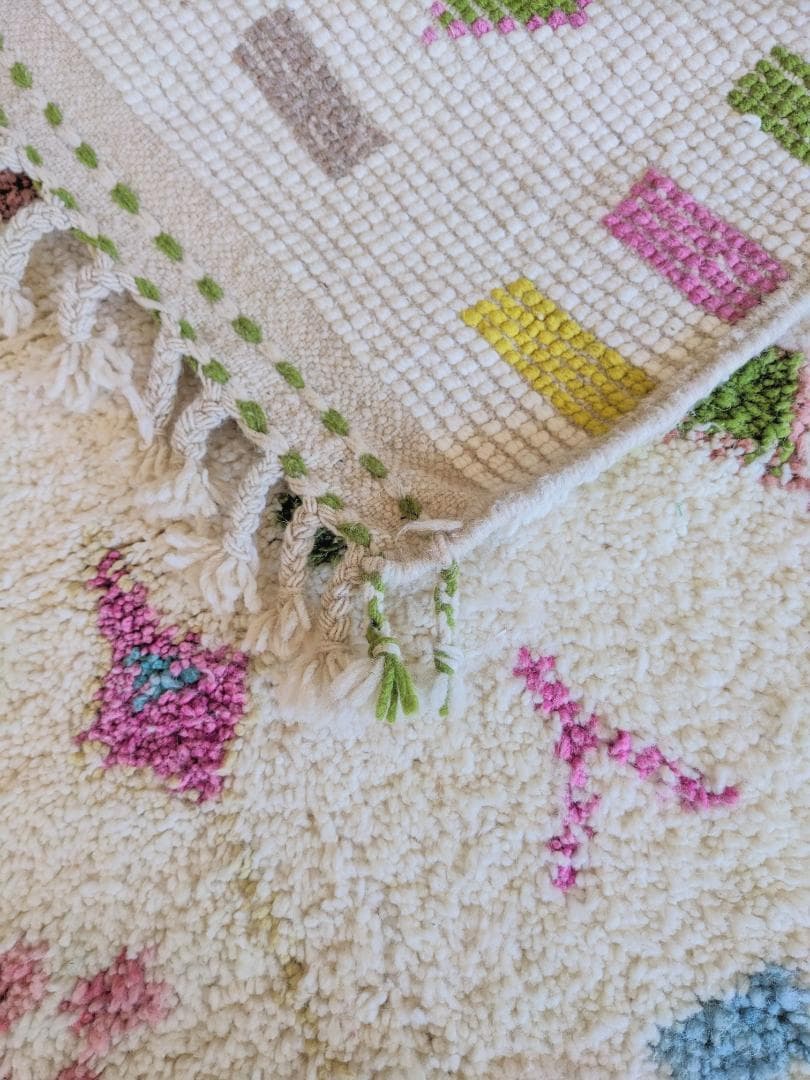 新品未使用品モロッコラグ-アジラルラグ-No5 118×157