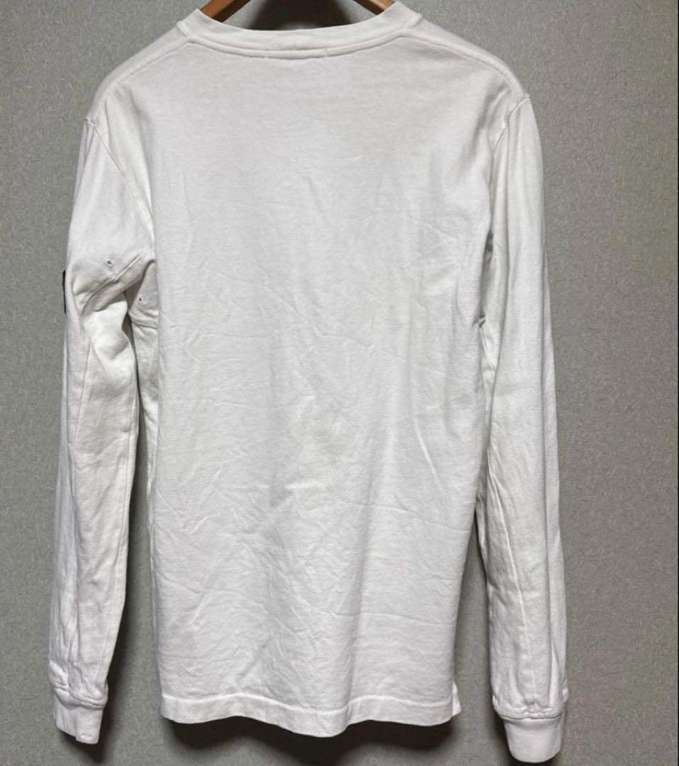 値下げ中❗️STONE  ストーンアイランドロンT ホワイト　正規品