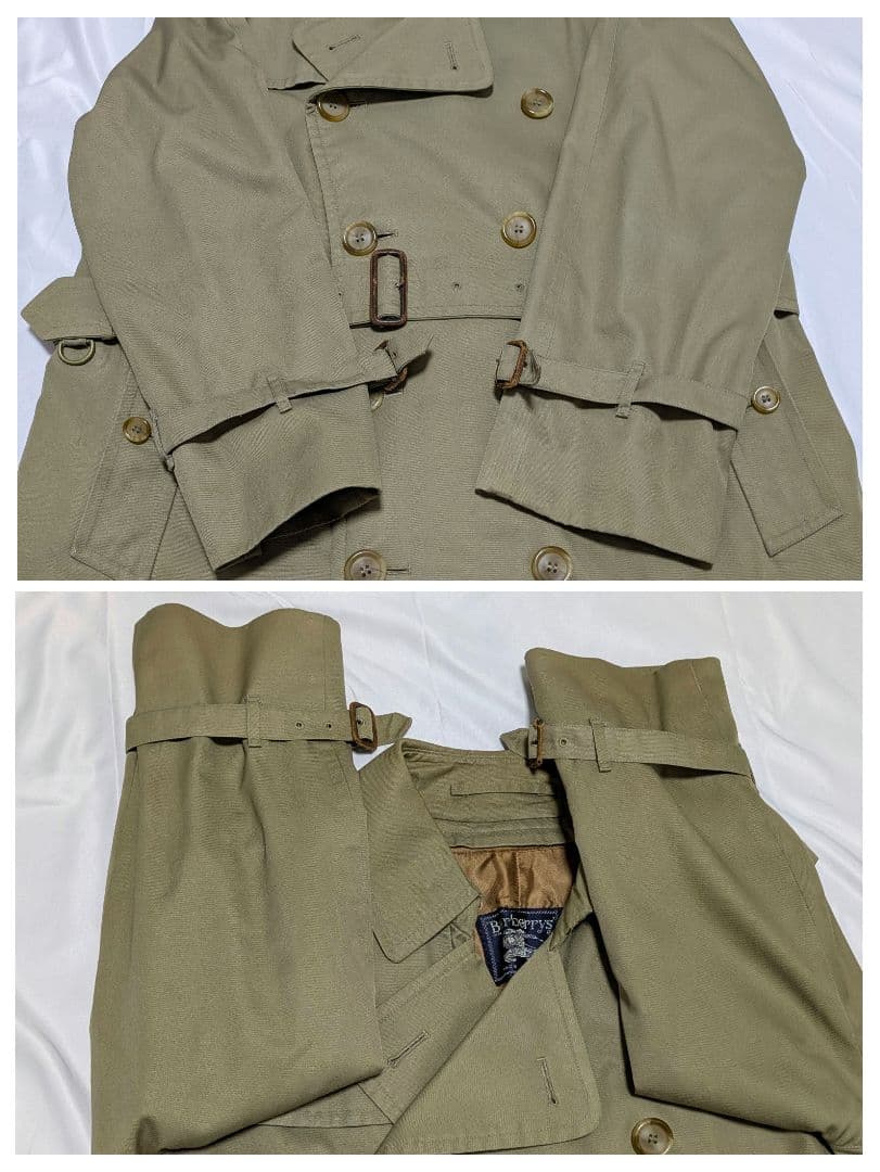 英国製　90s バーバリー トレンチコート ダブル ライナー付き ノバチェック