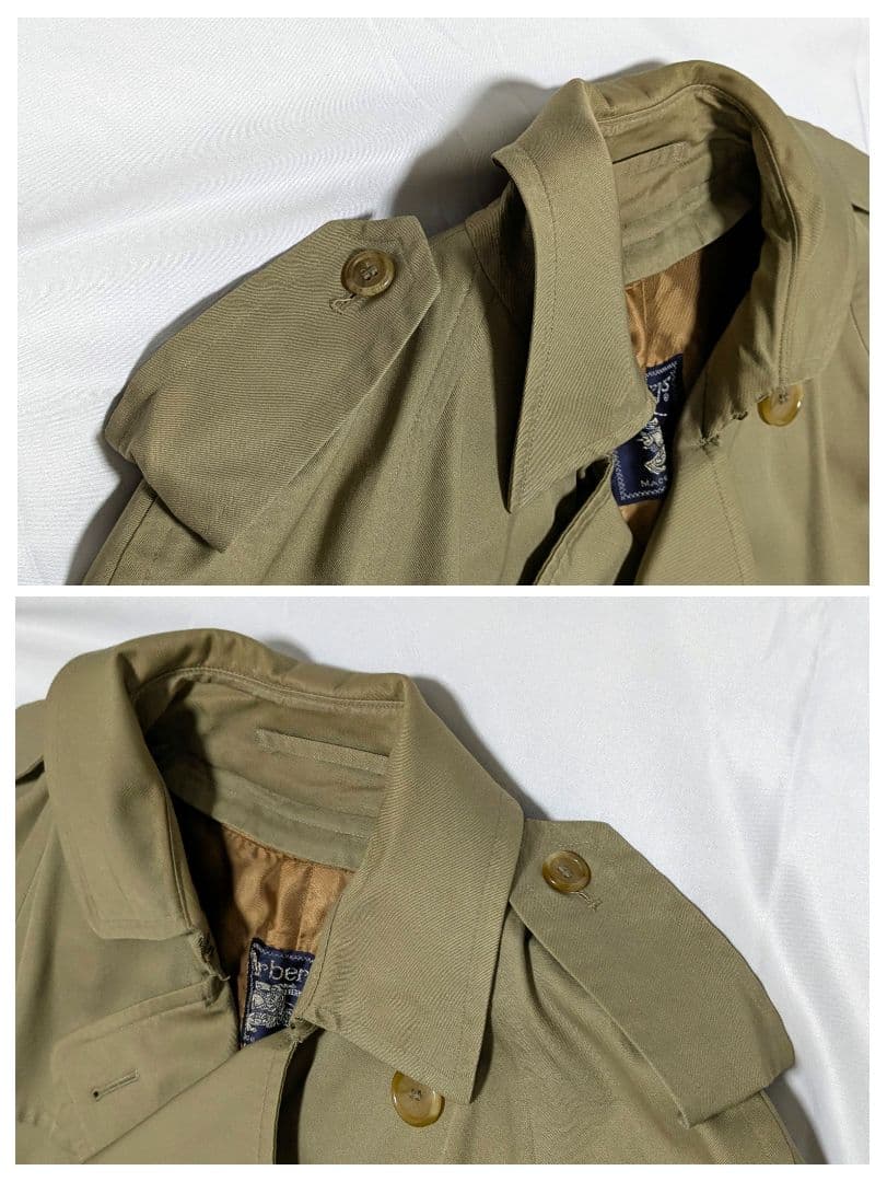 英国製　90s バーバリー トレンチコート ダブル ライナー付き ノバチェック