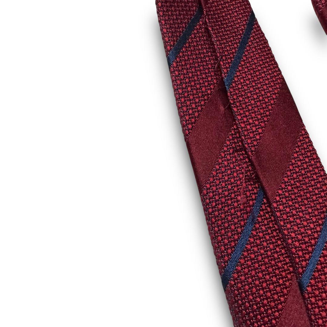 良品✨GUCCI ネクタイ　グッチ　ジャガード　刺繍　ロゴ　かっこいい　【B】