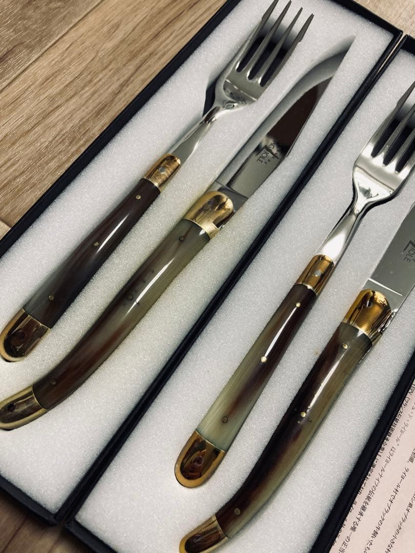 FORGE DE LAGUIOLE カトラリーセット ナイフ・フォーク 2本