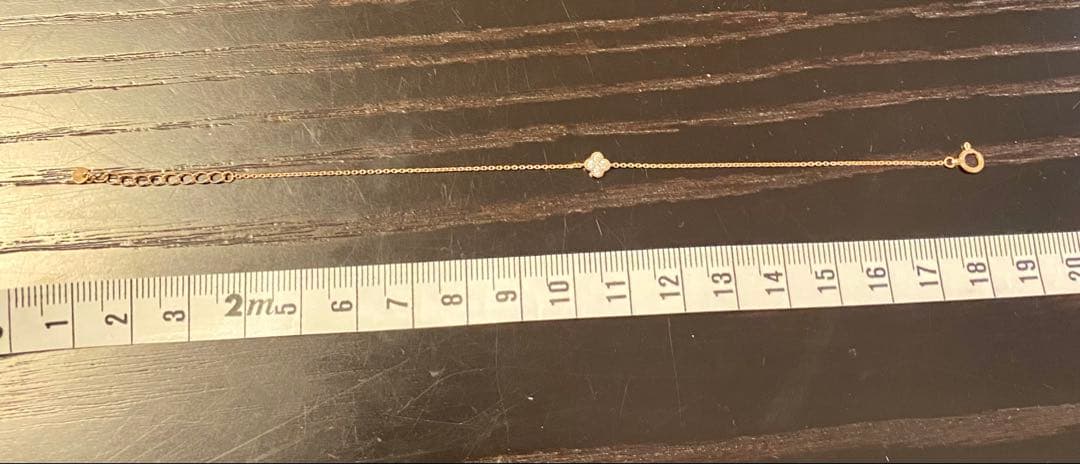 ち*ぃ様 ヴァンドーム青山 K18 PG ダイヤモンド ブレスレット