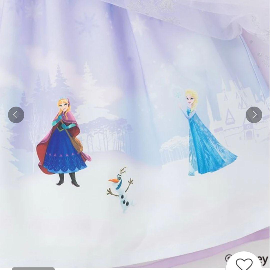 メゾピアノ アナと雪の女王 エルサ ドッキングワンピース 2025