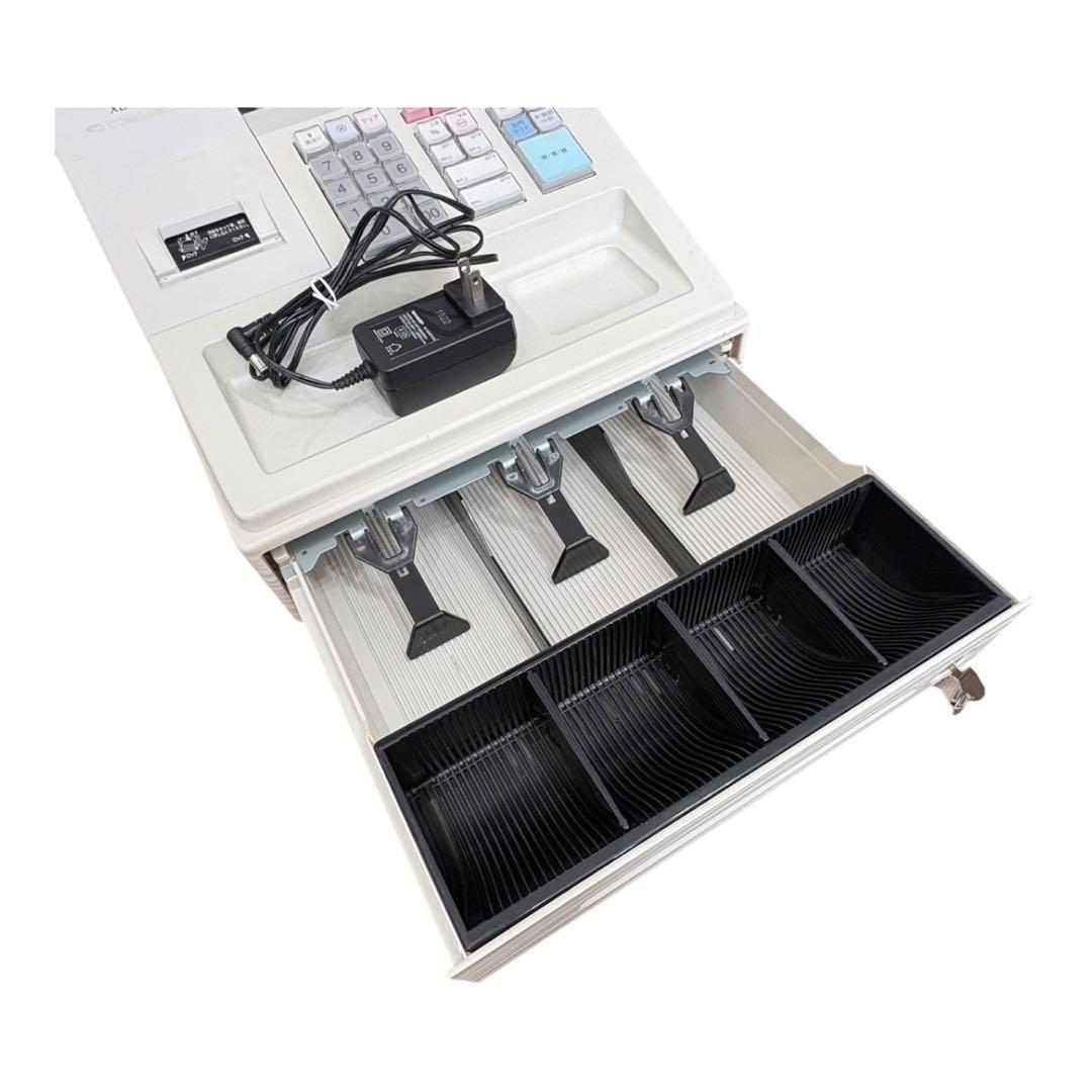 SHARP 電子レジスター XE-A147-W レジスター 鍵付き 動作確認済み