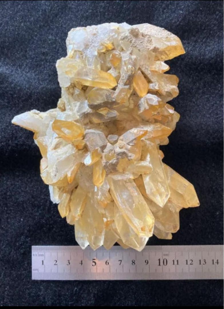 ゴールデンヒーラー クラスター 水晶 癒し 希少 天然石 パワーストーン