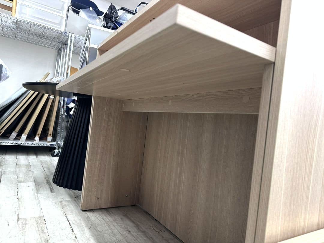 受付カウンター ハイカウンター＆デスク インナーデスク付 幅120cm 美品！