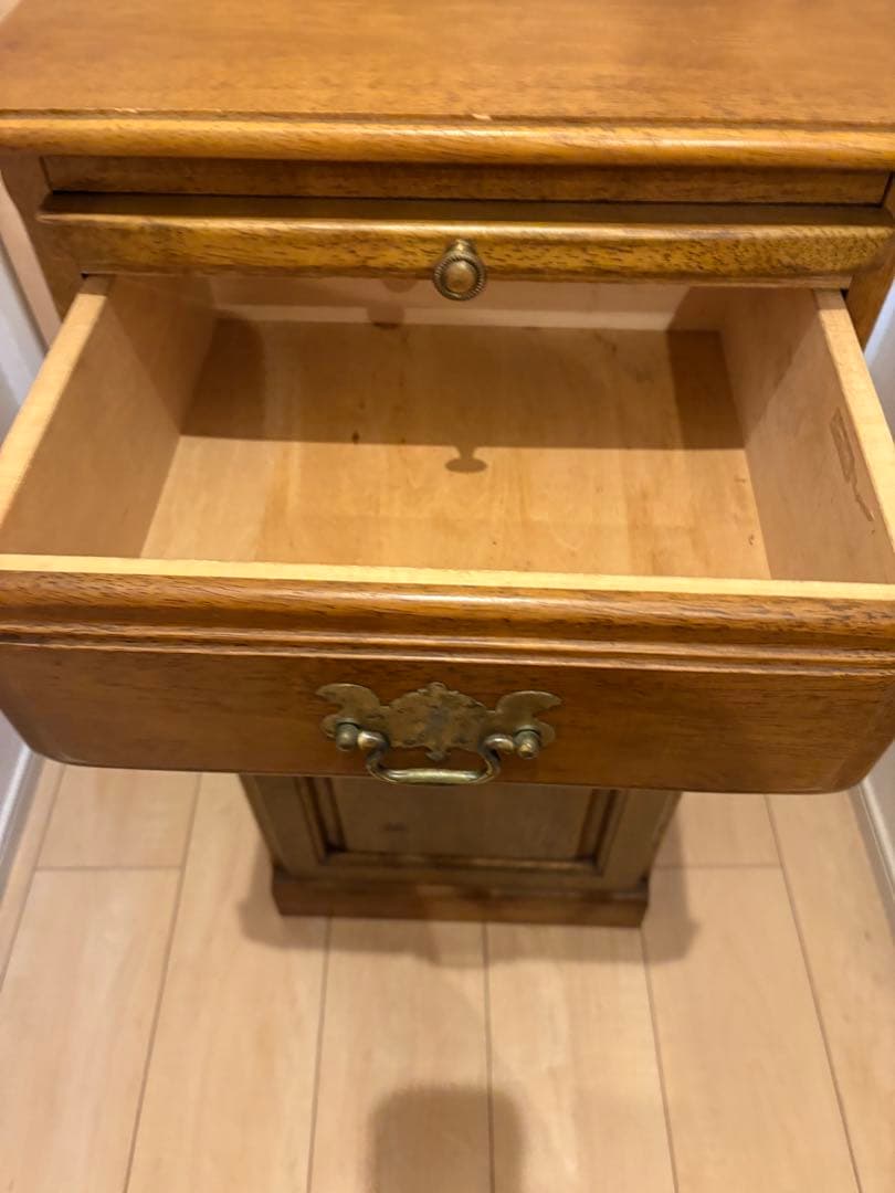 希少　karimoku / カリモク 電話台 FAX台 レトロ　アンティーク