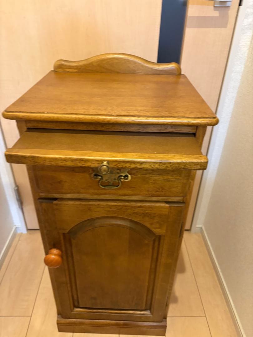 希少　karimoku / カリモク 電話台 FAX台 レトロ　アンティーク